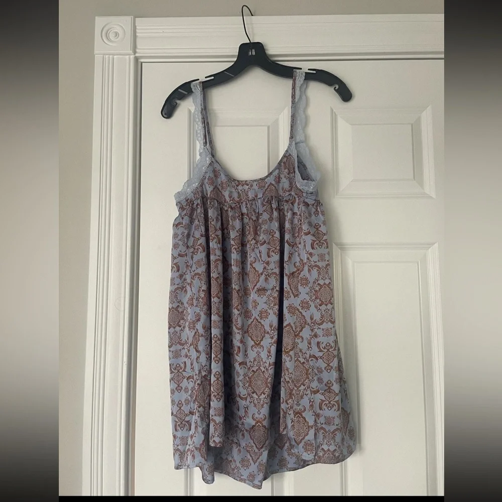 Free People Intimately Misty Mornings Trapeze Slip M